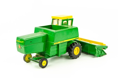 1960s to 1970s Ertl 1/16 John Deere Tractor Implement Lot Hay Baler Combine Plow - Picture 3 of 12