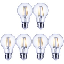 E27 LED Bulb 3.4W 6-Pack Equivalent to 40W Large Screw ES Globe Filament Lamp