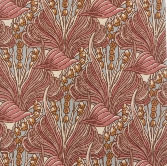 Corbata de cuello de seda vintage ALFANI floral estilo Morris neogótico roja floral para hombre Foto 2 de 4