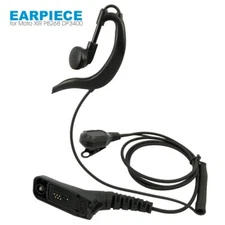 Curve Earpiece Headset Mic for Motorola XIR P8268 P8260 P8200 APX4000 APX2000 
