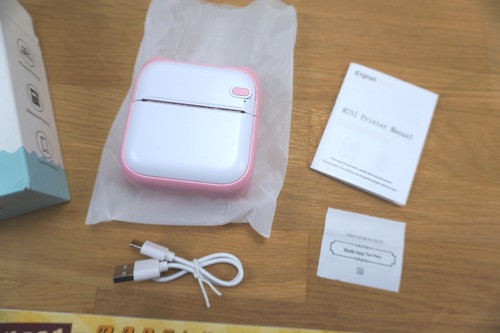 GoTooGo C15 Portable Mini Thermal Printer - PINK | BT | TESTED | NEW - Bild 2 von 11