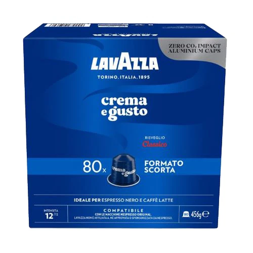 80 capsule Lavazza Crema e Gusto compatibili Nespresso