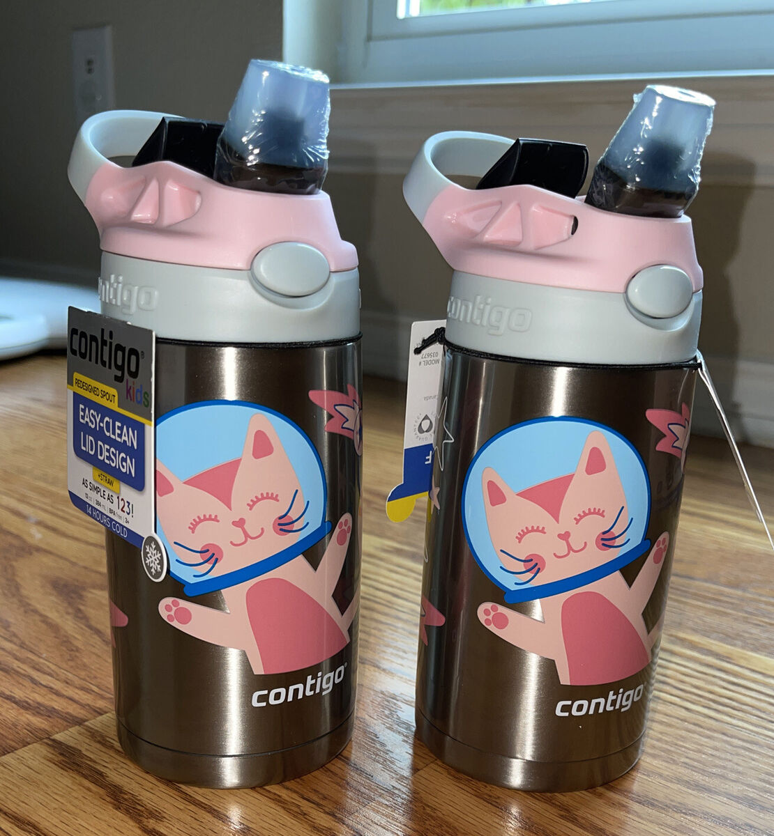 Contigo Kids Water Bottle with Redesigned AUTOSPOUT Straw, 14oz