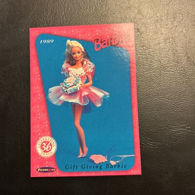 Jb9c Barbie Doll Celebrating 36 Years #60 Gift Giving Barbie 1989
