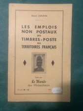 Henri Janton - Non-postal jobs of territorial postage stamps 1953