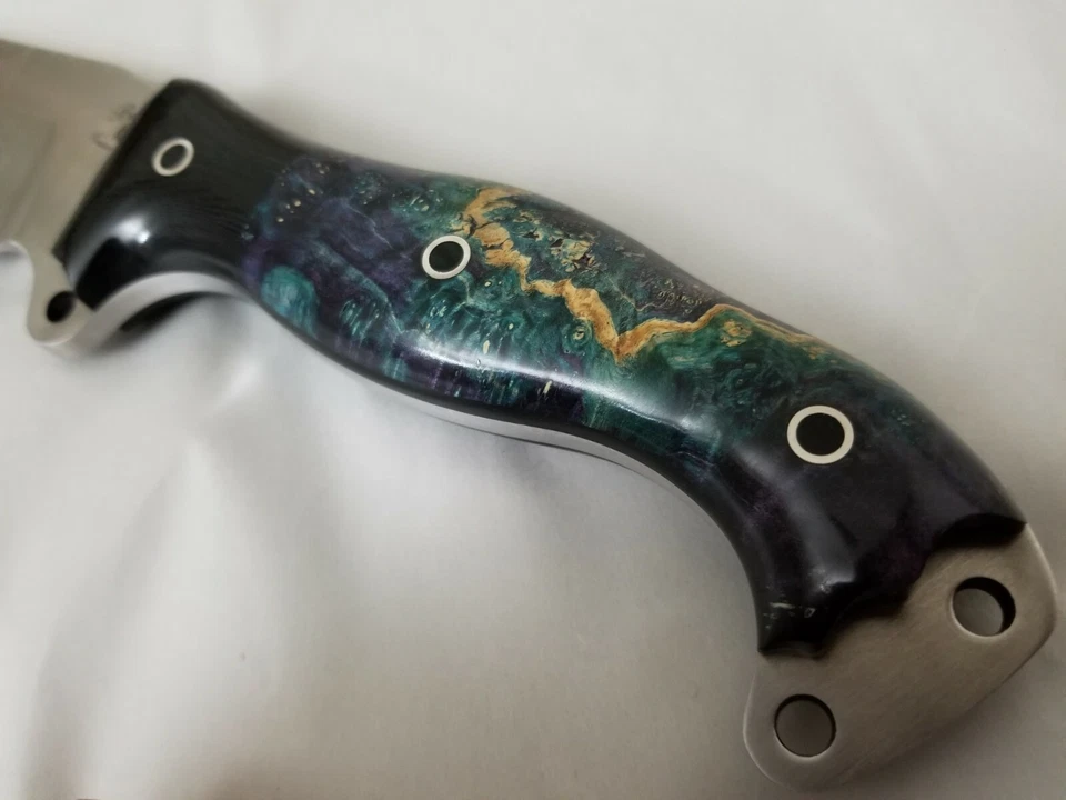 Busse Custom Shop NFNO Nano Fusion Natural Outlaw, mano satinada INFI, G-Rexed Burl Foto 4 de 4