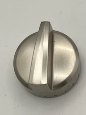 GE Stove Range Oven Surface Burner Knob Silver WB03X20563