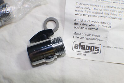 Water Volume Control 1/2'' Pipe Thread For Shower Head Chrome