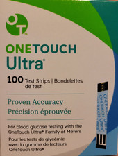 100 ONE TOUCH ULTRA TEST STRIPS X11/2026