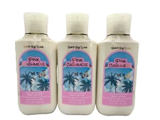 Bath & Body Works LOT 3 Pink Cashmere Daily Nourishing Body Lotion Cream 8 oz
