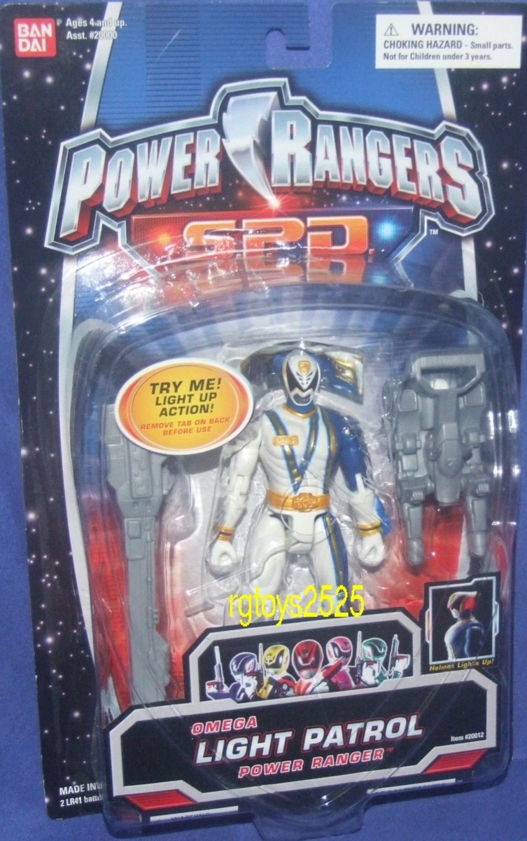 Power Rangers SPD Light Patrol Omega White Ranger New