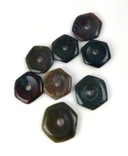 Festival Offer 8 Pieces Natural Agate Jasper Smooth Octagon Shape Cabochons