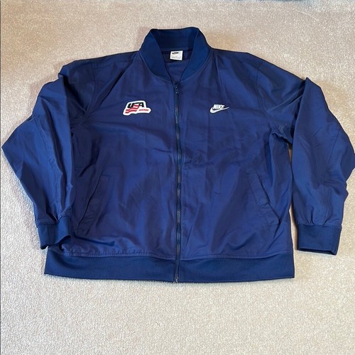 Nike USA Hockey Men's Blue Jacket