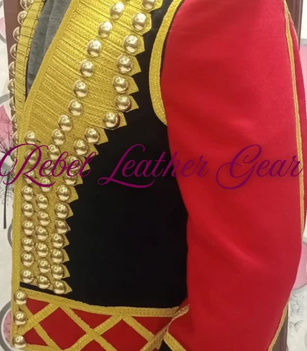 Michael Jackson Thriller Leather Jacket | Red Retro Iconic Biker Coat USA