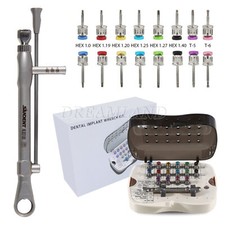 Universal Implant Driver Hex Screwdriver Latch Torque Wrench Ratchet Adapter