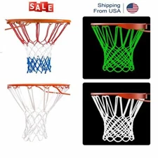 Outdoor Replacement Basketball Net Nylon All Weather Hoop Goal Standard Rim US