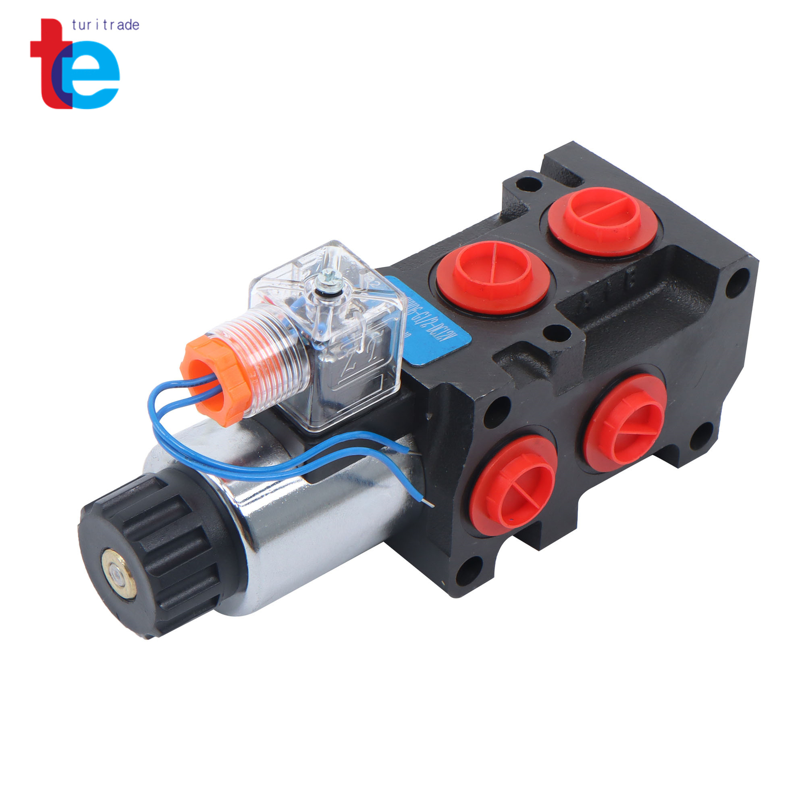 6 Port 12V DC 13GPM 3Plug Hydraulic Solenoid Selector Diverter Valve #10 SAE