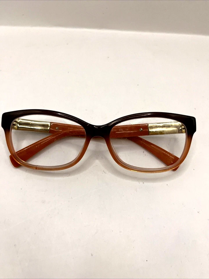 Jimmy Choo Eyeglasses  JC110 E25 Designer Frames Only Orange 53-15-135 *READ* - Image 3 of 4