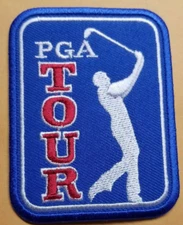 Embroidered PGA TOUR Patch approx 2.75X3.5"