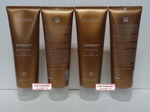 Nu Skin Nuskin Sunright Insta Glow Tinted Self-Tanning Gel 4.2fl oz 125g 4 Tubes - Picture 2 of 3