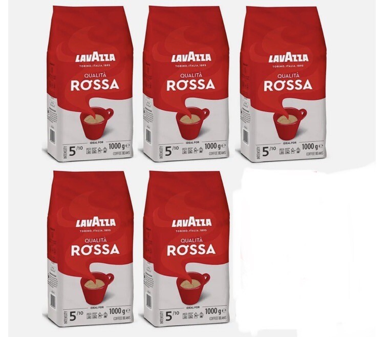 5 x 1kg Lavazza Qualita Rossa Coffee Beans eBay