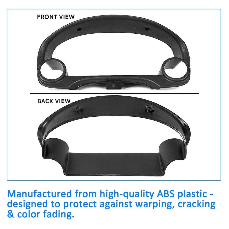 PARA 1996 1997 1998 1999 2000 Honda Civic Si Doble Calibre Cluster Pod Medidor Bisel Foto 3 de 4