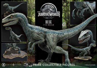 Prime 1 Studio PCFJW-03 Jurassic World Dinosaur Velociraptor Blue 1/10 Statue