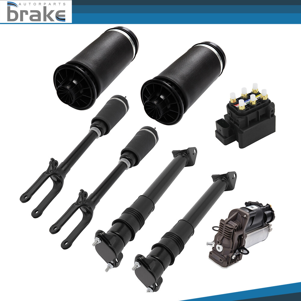 8x Air Suspension Strut Assembly?Compressor Relay Kit For Mercedes ML350 ML450-image