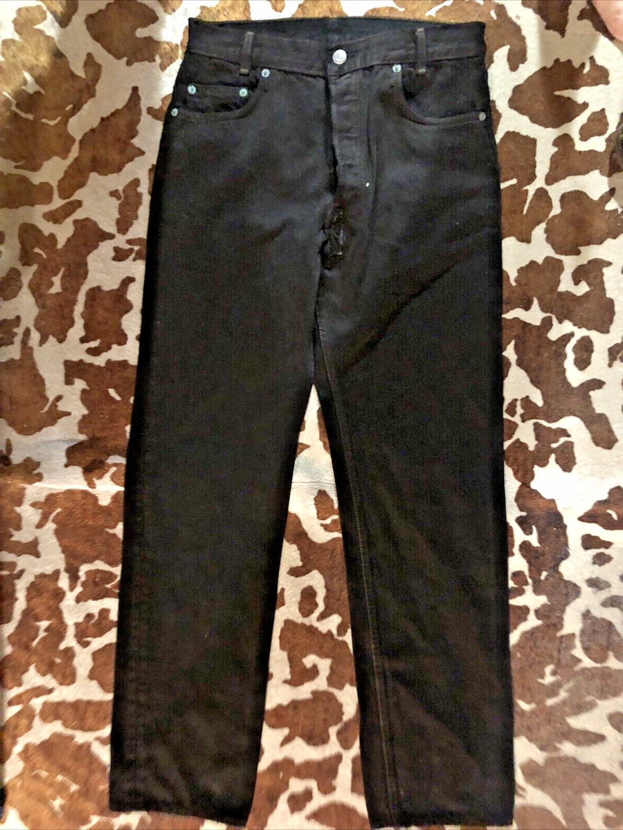 Levi's 501 ブラックデニム W30 L30 student デッド デッドストック☆80s USA製 Levi'sリーバイス 501 後染め
