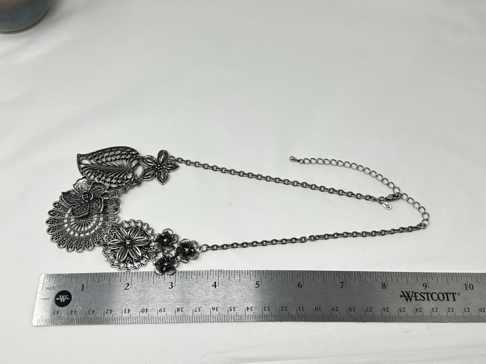 Beautiful Silvertone PREMIER DESIGNS Filigree Sty… - image 7