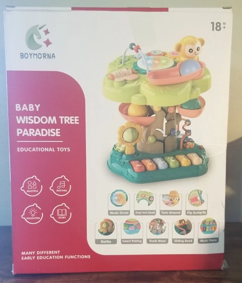 Baby Kids Toddler 9 IN 1 Toy MUSICAL LIGHT UP WISDOM TREE  Entertainment - NEW - Image 2 of 4