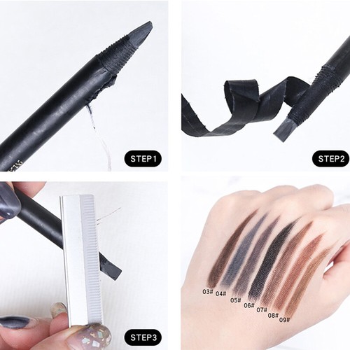 Pull Line Eyebrow Pencil Microblading Pen Waterproof Long-lasting Eyebrow Brush - Picture 12 of 20