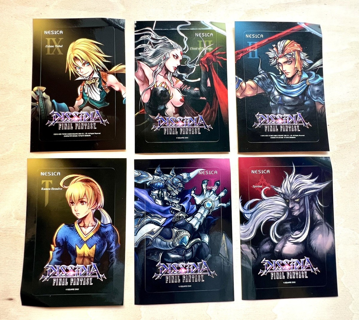NESICA Dissidia AC Arcade Card Sticker (2015) - Final fantasy / FF 