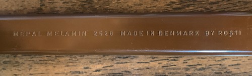Mepal Melamine Brown Spoon 11.5” Made in Denmark Rosti Design - Picture 6 of 6