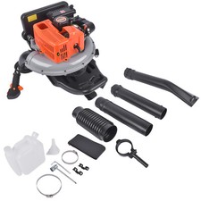 Mochila 63CC de 2 tiempos soplador de hojas a gas soplador de césped comercial 1,8 L