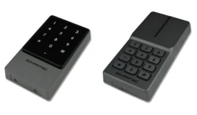 SCHARTEC Pulsador de código acero estándar compatible cerradura de código teclado de código puerta de garaje botón de código