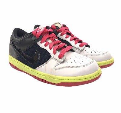 Nike Women's Dunk Low Size US 8.5 Grey Black Berry Volt | eBay