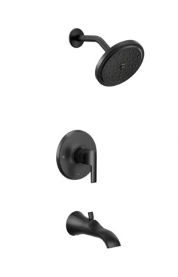 Moen UTS3203EPBL Doux M-CORE 3-Series Tub and Shower Trim, Matte Black. 