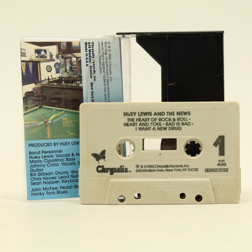Huey Lewis And The News Sports Audio Cassette Tape 1983 - Picture 3 of 4