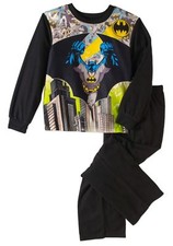DC Batman boy's 2 pc set sleepwear Flannel size 10/12