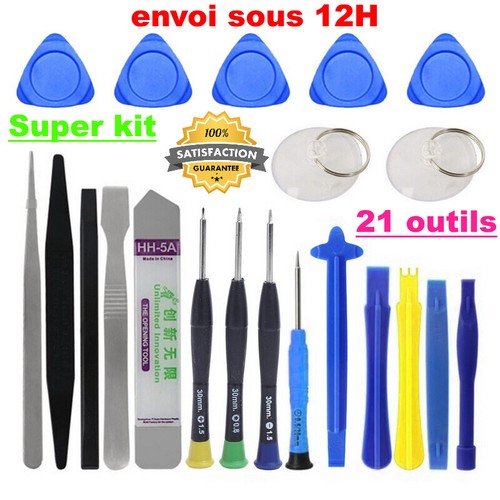 KIT OUTILS TOURNEVIS TRIWING IPHONE 6 7 8 /PLUS X/R/S 11 PRO/MAX IPAD SMARTPHONE - Photo 9 sur 12