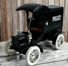 ERTL 2801- 1:25 "POLICE" 1905 Ford Delivery Car Bank Made In USA - RARE VTG