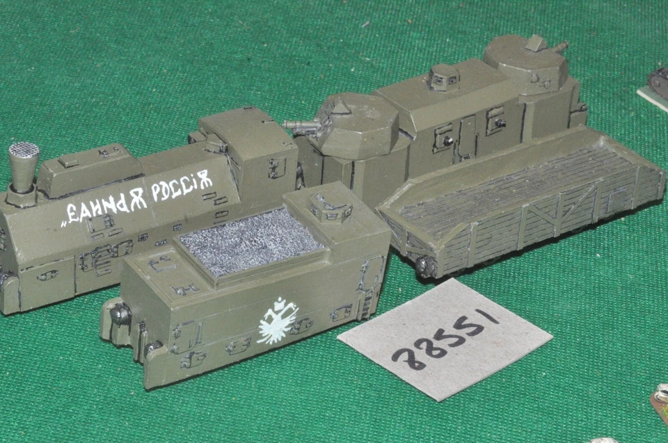 15mm WW1 / russian - armoured train civil war - baggage (88551) - Image 2 of 2