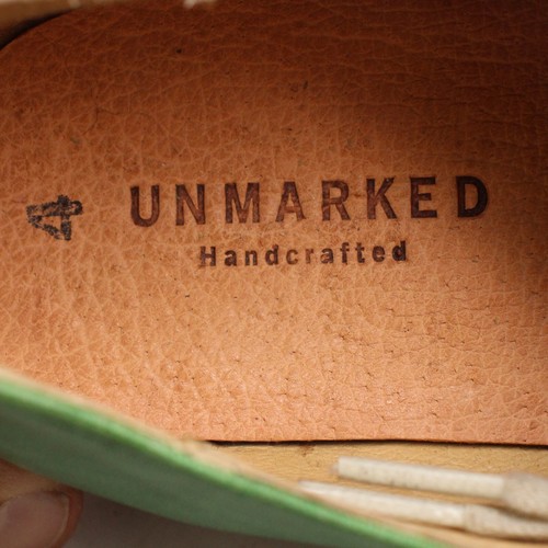 Unmarked Handcrafted Women's Size 5.5 Green Leather Plain Toe Dress Shoes - Picture 3 of 11