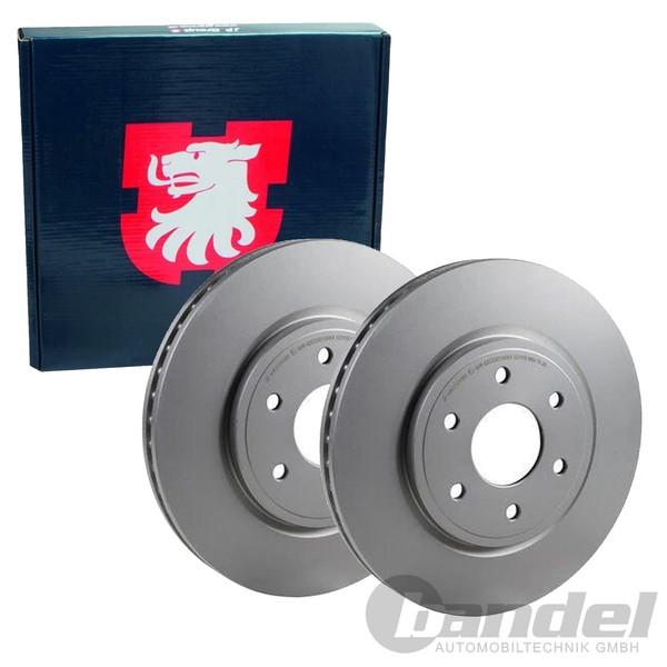 2X JP Group Bremsscheiben Ø296Mm BelÜFtet Vorne Passend FüR Nissan Navara NP300-image