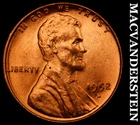 1952-D Lincoln Wheat Cent - Choice Gem Brilliant Unc  No Reserve  #G6873