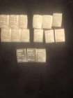 VALCAMBI SILVER INGOT * Lot of 15 - 1 Gram .999 Fine Bars* 1 MONEY* A+ FREE SHIP