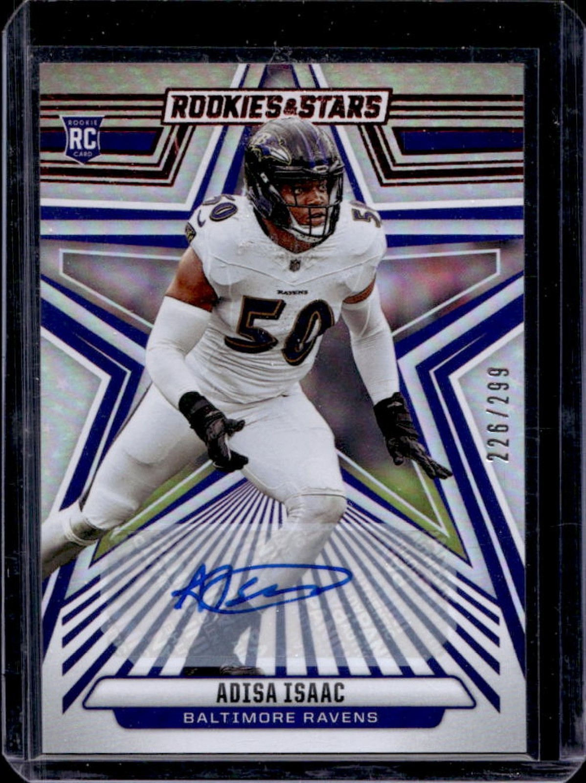 Adisa Isaac Panini Rookies & Stars #101 Autograph-Longevity