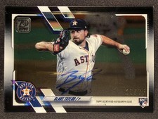 2021 Topps Clearly Authentic #CAA-BT Blake Taylor Black Rookie Autograph /75