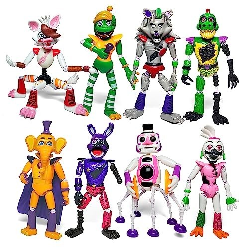 8pcs FNAF Action Figures Set | Ultimate Custom Night Collection